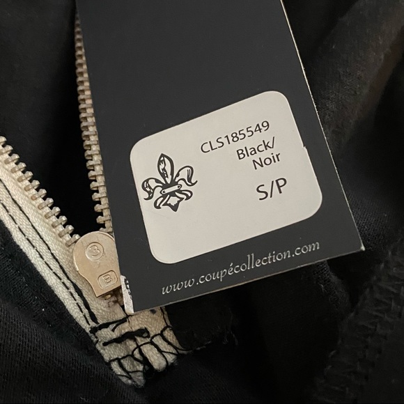 Coupé Collection Cotton & Faux Leather & Jewel Tee - Picture 4 of 6